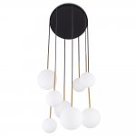 Люстра подвесная Nowodvorski Karo Black/Satine Gold (Cерия Karo, Цвет Черный/Сатиновое золото) арт. 10934