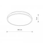 Потолочный cветильник Nowodvorski Agnes Round Led Pro Black (Cерия Agnes Led Pro, Модель круглая, Цвет Черный) арт. 10972