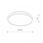 Потолочный cветильник Nowodvorski Agnes Round Led Pro White (Cерия Agnes Led Pro, Модель круглая, Цвет Белый) арт. 10978