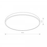 Потолочный cветильник Nowodvorski Agnes Round Led Pro White (Cерия Agnes Led Pro, Модель круглая, Цвет Белый) арт. 10980