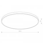 Потолочный cветильник Nowodvorski Agnes Round Led Pro White (Cерия Agnes Led Pro, Модель круглая, Цвет Белый) арт. 10981