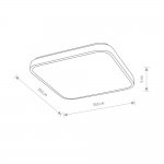 Потолочный cветильник Nowodvorski Agnes Square Led Pro Black (Cерия Agnes Led Pro, Модель квадратная, Цвет Черный) арт. 10983