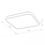 Потолочный cветильник Nowodvorski Agnes Square Led Pro Black (Cерия Agnes Led Pro, Модель квадратная, Цвет Черный) арт. 10985