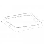 Потолочный cветильник Nowodvorski Agnes Square Led Pro Black (Cерия Agnes Led Pro, Модель квадратная, Цвет Черный) арт. 10988