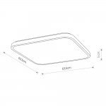 Потолочный cветильник Nowodvorski Agnes Square Led Pro White (Cерия Agnes Led Pro, Модель квадратная, Цвет Белый) арт. 10994