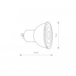 Лампа светодиодная Nowodvorski Reflector Led Black (Cерия Reflector Led, Цвет Черный) арт. 10995