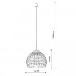 Подвесная люстра Nowodvorski Boho L Wood (Cерия Boho L, Цвет Дерево) арт. 11152