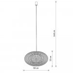 Подвесная люстра Nowodvorski Rattan M Wood (Cерия Rattan M, Цвет Дерево) арт. 11154