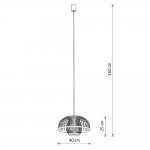 Подвесная люстра Nowodvorski Krabi Wood (Cерия Krabi, Цвет Дерево) арт. 11158