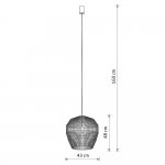 Подвесная люстра Nowodvorski Haiti S Wood (Cерия Haiti S, Цвет Дерево) арт. 11163