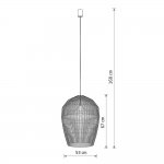 Подвесная люстра Nowodvorski Haiti L Wood (Cерия Haiti L, Цвет Дерево) арт. 11168