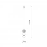 Подвесная люстра Nowodvorski Drops Wood A Wood (Cерия Drops Wood A, Цвет Дерево) арт. 11173