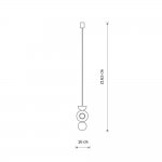 Подвесная люстра Nowodvorski Drops Wood B Wood (Cерия Drops Wood B, Цвет Дерево) арт. 11174