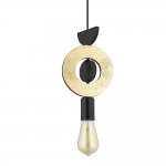 Подвесная люстра Nowodvorski Drops Wood F Gold (Cерия Drops Wood F, Цвет Золото) арт. 11180