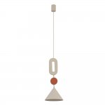Подвесная люстра Nowodvorski Серия Drops (Дропс) Цвет Beige/Terracotta (Бежевый/Терракот) арт. 11192