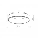 Потолочный cветильник Nowodvorski Nikki Round Led White (Cерия Nikki Led, Модель круглая, Цвет Белый) арт. 11203