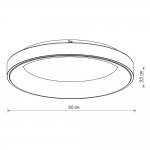 Потолочный cветильник Nowodvorski Nikki Round Led White (Cерия Nikki Led, Модель круглая, Цвет Белый) арт. 11205