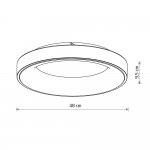 Потолочный cветильник Nowodvorski Nikki Round Led White (Cерия Nikki Led, Модель круглая, Цвет Белый) арт. 11211