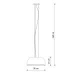 Подвесная люстра Nowodvorski Satellite S Gray (Cерия Satellite S, Цвет Серый) арт. 11227