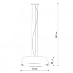 Подвесная люстра Nowodvorski Satellite M Black (Cерия Satellite M, Цвет Черный) арт. 11230