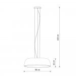 Подвесная люстра Nowodvorski Satellite L Gray (Cерия Satellite L, Цвет Серый) арт. 11231