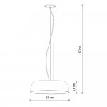 Подвесная люстра Nowodvorski Satellite M White (Cерия Satellite M, Цвет Белый) арт. 11233