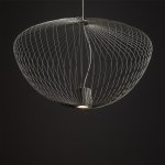 Подвесная люстра Nowodvorski Pumpkin L Silk Gray (Cерия Pumpkin L, Цвет Шелковый серый) арт. 11251