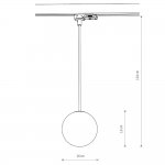 Трековый трехфазный светильник Nowodvorski Ctls Ctls Snowball Black (Cерия Ctls Snowball, Цвет Черный) арт. 11295