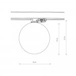 Трековый трехфазный светильник Nowodvorski Ctls Ctls Snowball Black (Cерия Ctls Snowball, Цвет Черный) арт. 11296