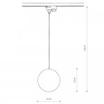 Трековый однофазный светильник Nowodvorski Profile Profile Snowball Black (Cерия Profile Snowball, Цвет Черный) арт. 11297