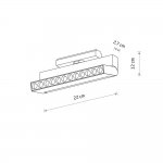 Трековый магнитный светильник Nowodvorski Focus Out Led Black (Cерия Focus Out Led, Цвет Черный) арт. 11313