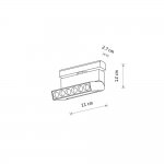 Трековый магнитный светильник Nowodvorski Focus Out Led Black (Cерия Focus Out Led, Цвет Черный) арт. 11337