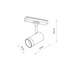 Трековый магнитный светильник Nowodvorski Lvm Spot Black (Cерия Lvm Spot, Цвет Черный) арт. 11341