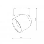 Встраиваемый светильник Nowodvorski Oscar White (Cерия Oscar, Цвет Белый) арт. 11347