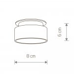 Встраиваемый светильник Nowodvorski Shine White (Cерия Shine, Цвет Белый) арт. 11350