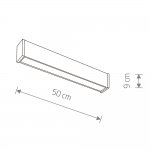 Уличный настенно-потолочный светильник Nowodvorski Outline Led S Black (Cерия Outline Led S, Цвет Черный) арт. 11360