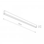 Уличный настенно-потолочный светильник Nowodvorski Outline Led L Black (Cерия Outline Led L, Цвет Черный) арт. 11362