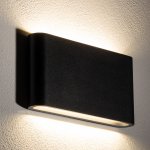 Уличный настенный светильник Nowodvorski Semi Led M Black (Cерия Semi Led M, Цвет Черный) арт. 11364