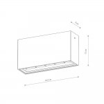 Уличный потолочный светодиодный светильник Nowodvorski Pix Led Black (Cерия Pix Led, Цвет Черный) арт. 11367