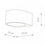 Уличный настенный светильник Nowodvorski Nel Led Black (Cерия Nel Led, Цвет Черный) арт. 11370