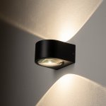 Уличный настенный светильник Nowodvorski Nel Led Black (Cерия Nel Led, Цвет Черный) арт. 11370