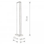 Уличный светильник Nowodvorski Slit Led Black (Cерия Slit Led, Цвет Черный) арт. 11376