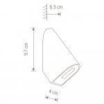 Уличный настенный светильник Nowodvorski Cline Led Black (Cерия Cline Led, Цвет Черный) арт. 11377