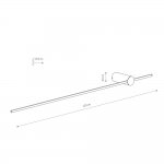 Настенный светильник Nowodvorski Saber Led Silk Olive L (Cерия Saber Led Silk Olive L, Цвет Шелковый оливковый) арт. 11382