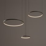 Подвесная люстра Nowodvorski Circolo Led M Silk Oliv E (Cерия Circolo Led M, Цвет Шелковый оливковый) арт. 11398