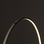 Подвесная люстра Nowodvorski Circolo Led M Silk Oliv E (Cерия Circolo Led M, Цвет Шелковый оливковый) арт. 11401