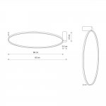 Настенно-потолочный светильник Nowodvorski Circolo Led M Silk Oliv E (Cерия Circolo Led M, Цвет Шелковый оливковый) арт. 11402