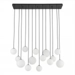 Подвесная люстра Nowodvorski Snowball XIV Black (Cерия Snowball XIV, Цвет Черный) арт. 11408