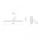 Подсветка для картин Nowodvorski Slash Led Black (Cерия Slash Led, Цвет Черный) арт. 11431