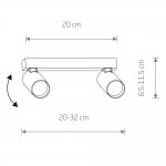 Накладной светильник спот Nowodvorski Fourty Surface II White (Cерия Fourty Surface II, Цвет Белый) арт. 11433